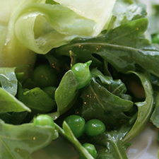 Fresh Pea and Arugula Salad